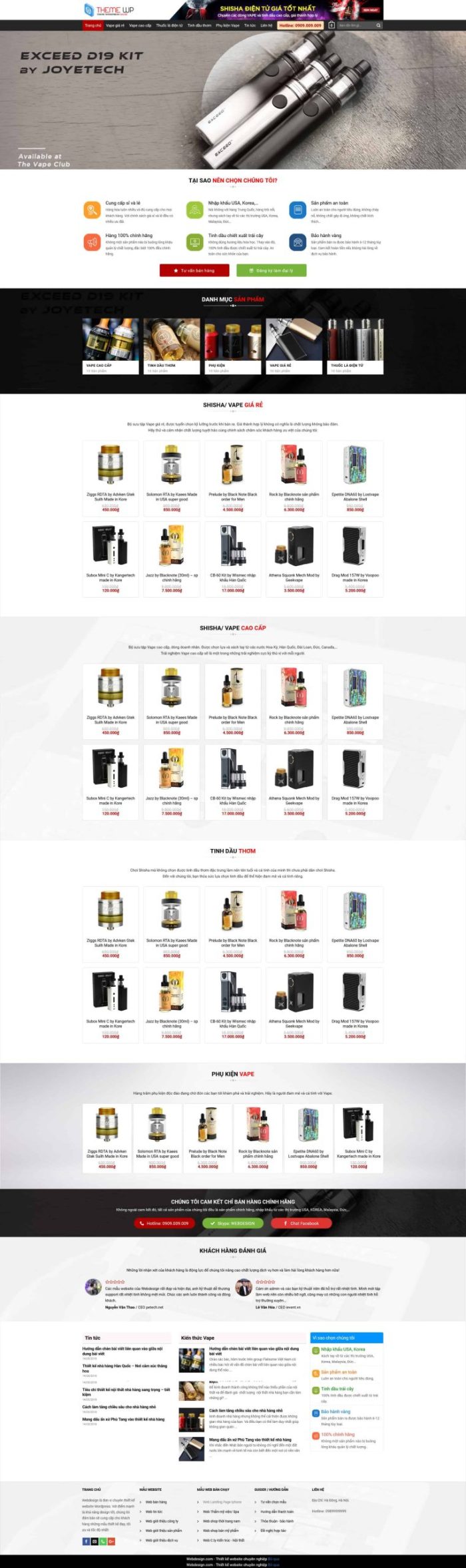 Theme wordpress bán vape